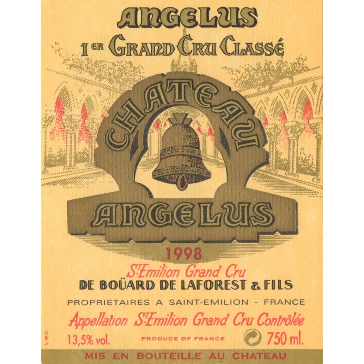Chateau Angelus 1998 | Wine.com