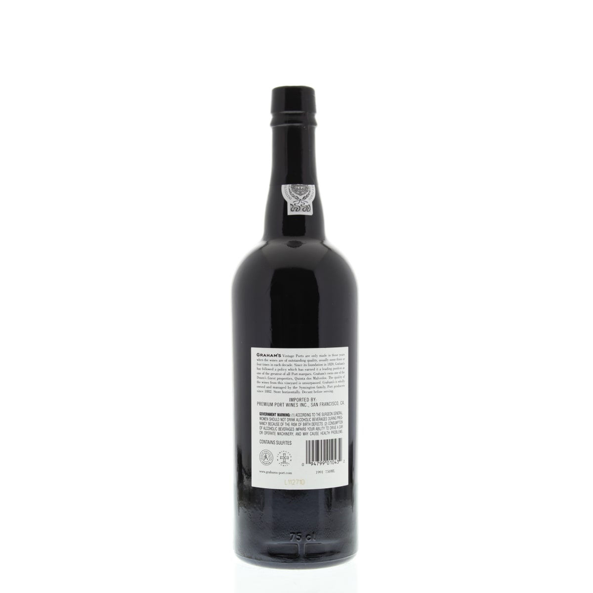 Graham's Vintage Port 1991 | Wine.com