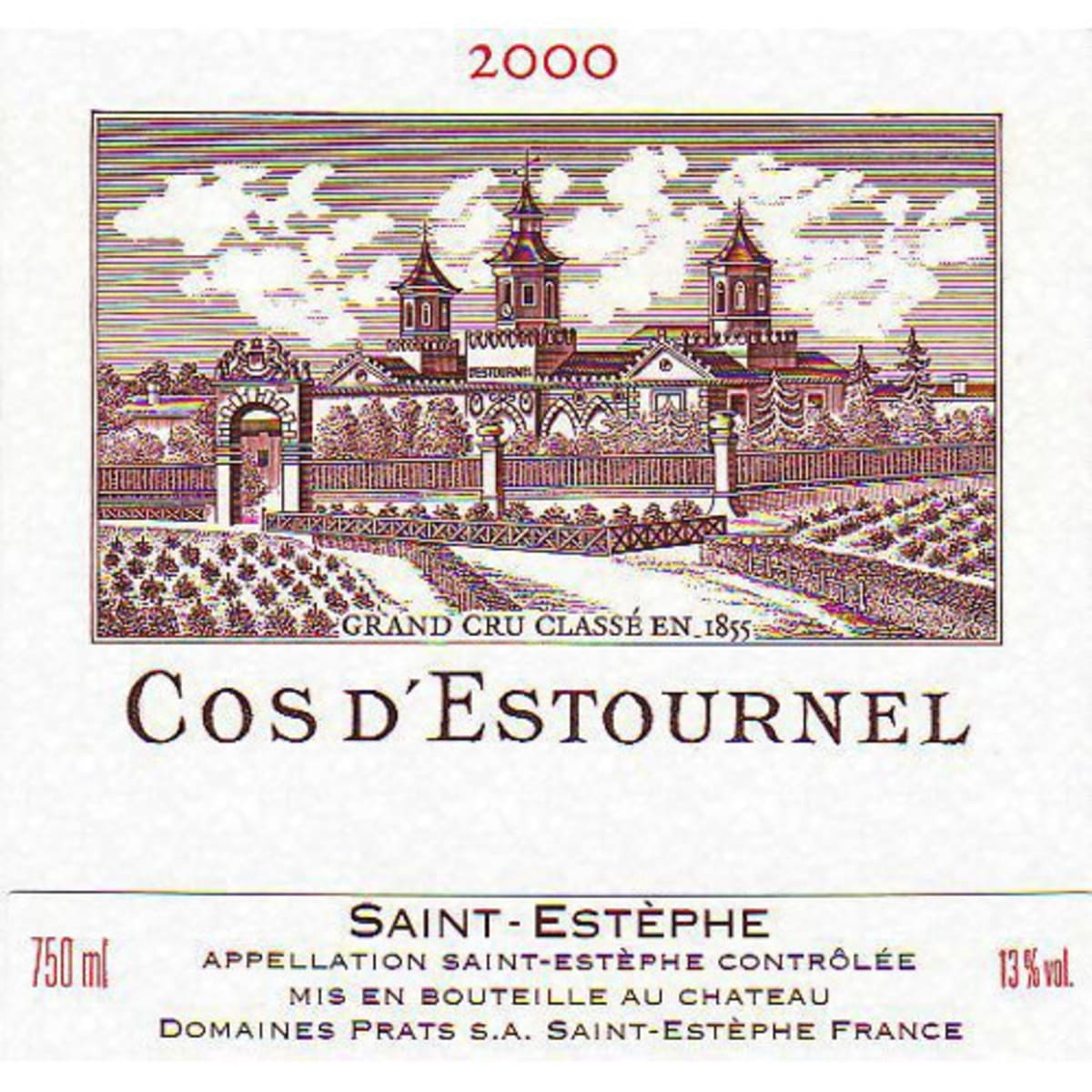 Chateau Cos d'Estournel 2000 | Wine.com