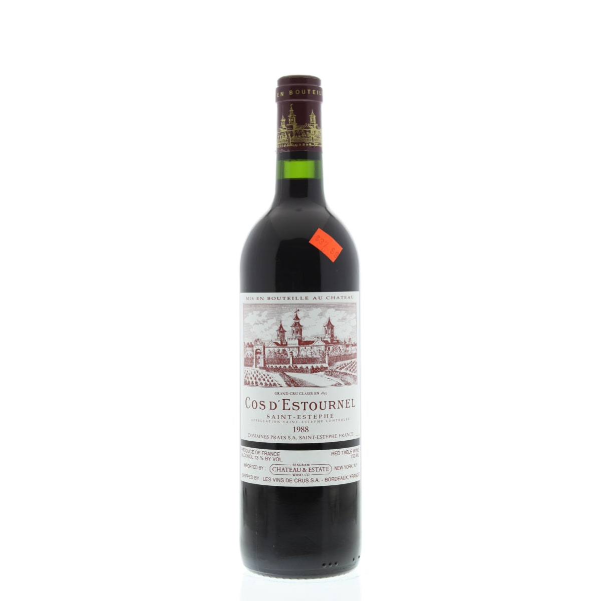 み*き様 Chateau Cos d'Estournel 1982 赤ワイン　最 Chateau Cos d'Estournel 1988 | Wine.com