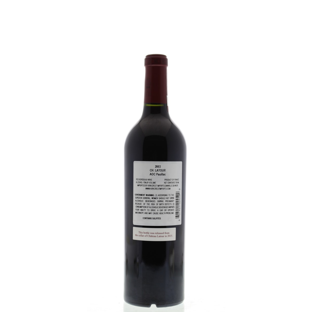 Chateau Latour 2003 | Wine.com