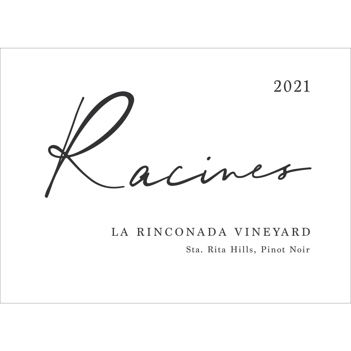 Racines La Rinconada Vineyard Pinot Noir 2021 | Wine.com