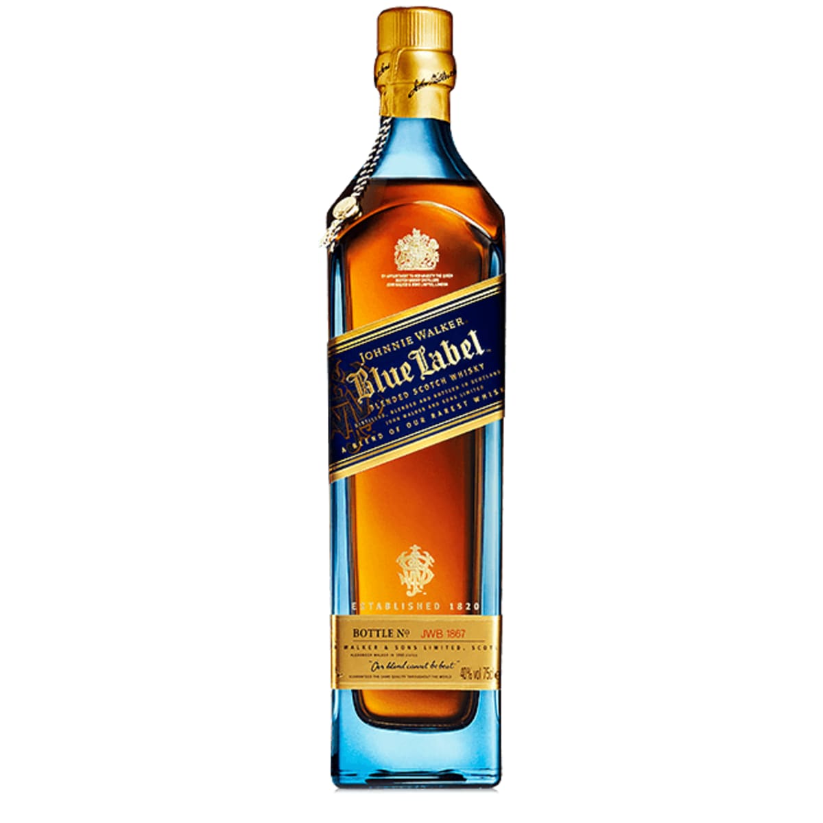 Johnnie Walker Blue Label Blended Scotch Whisky with Gift Box