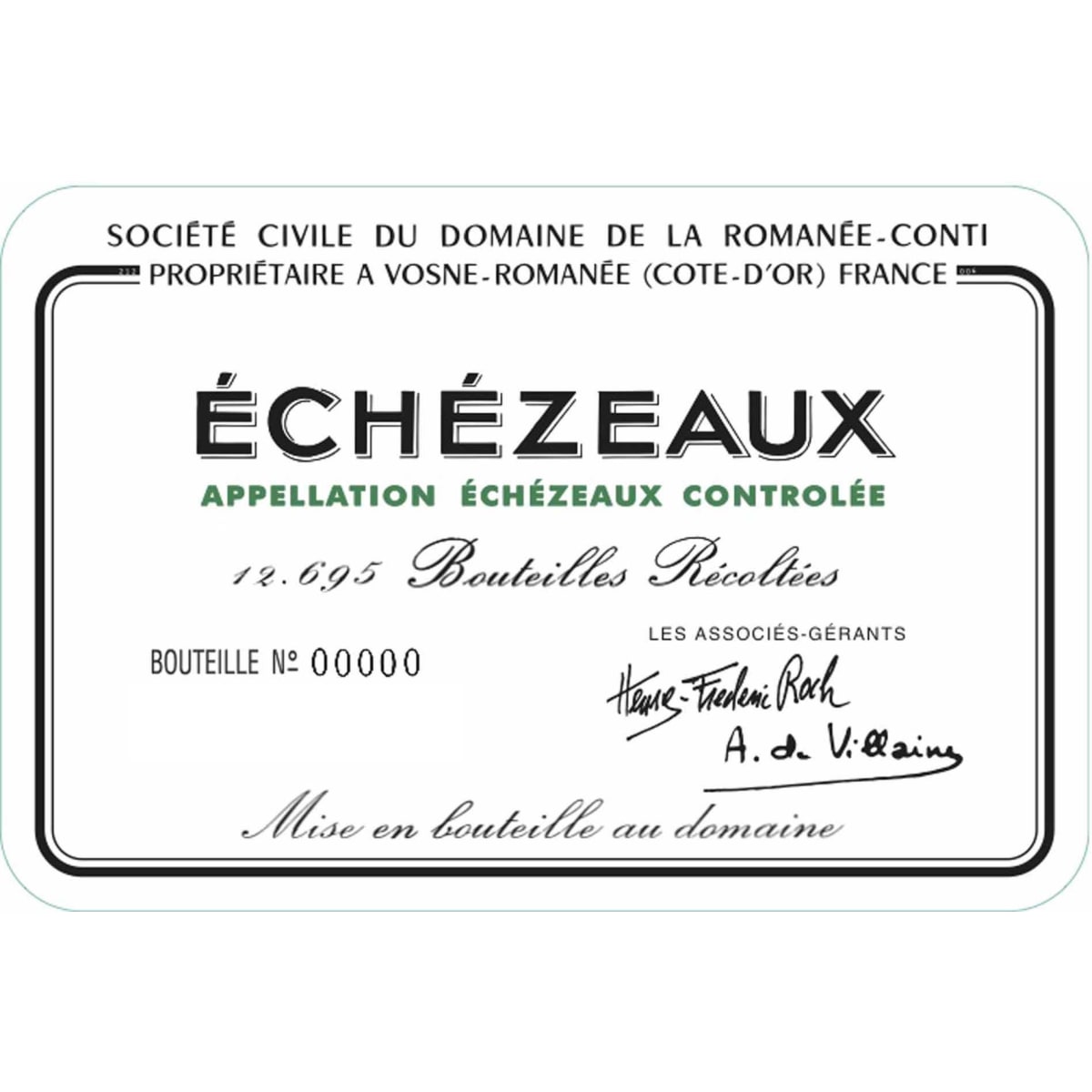 Domaine de la Romanee-Conti Echezeaux Grand Cru 2018 | Wine.com