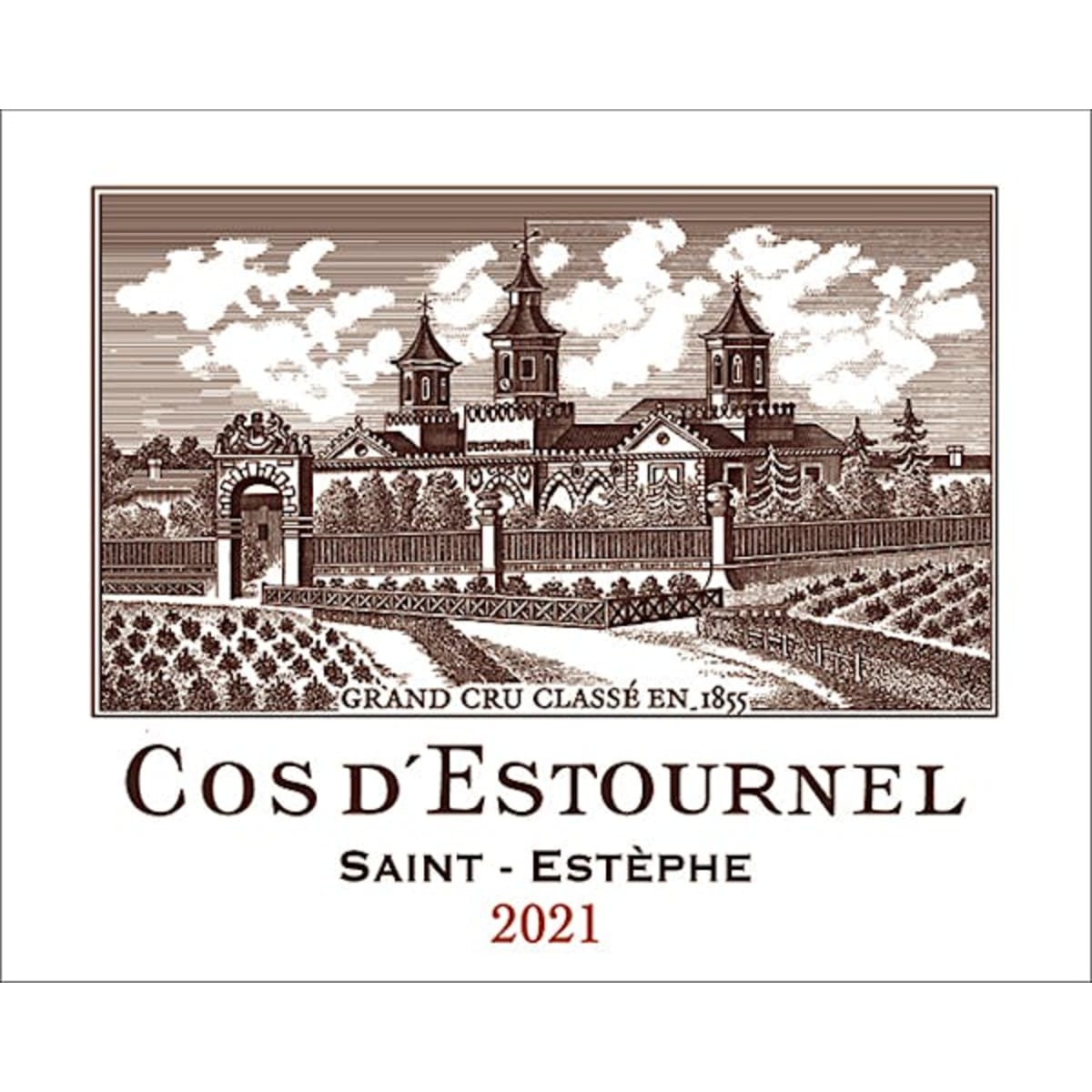 Chateau Cos d'Estournel 2021 | Wine.com