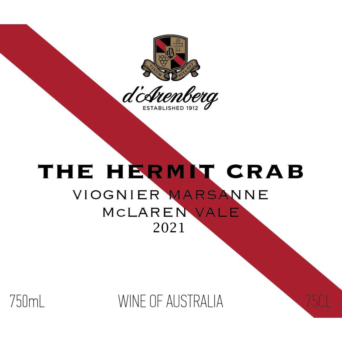 d'Arenberg The Hermit Crab Viognier Marsanne 2021 | Wine.com