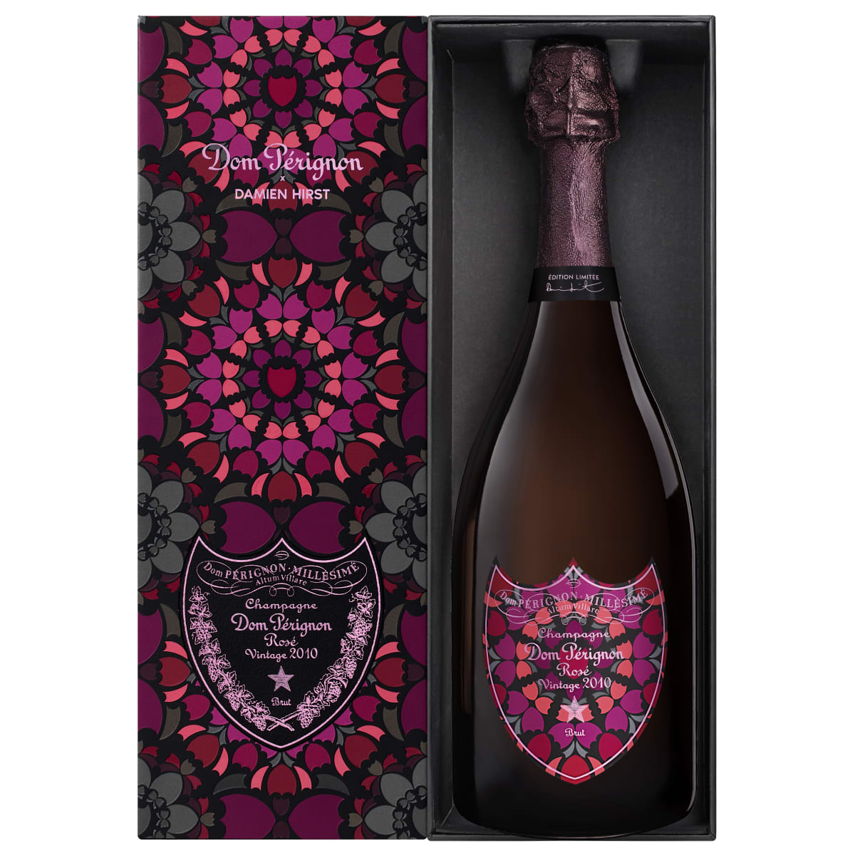 Dom Perignon Rose Limited Edition Gift Box by Damien Hirst 2010