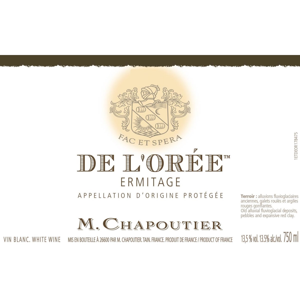 M. Chapoutier Ermitage de l'Oree Blanc 2022 | Wine.com