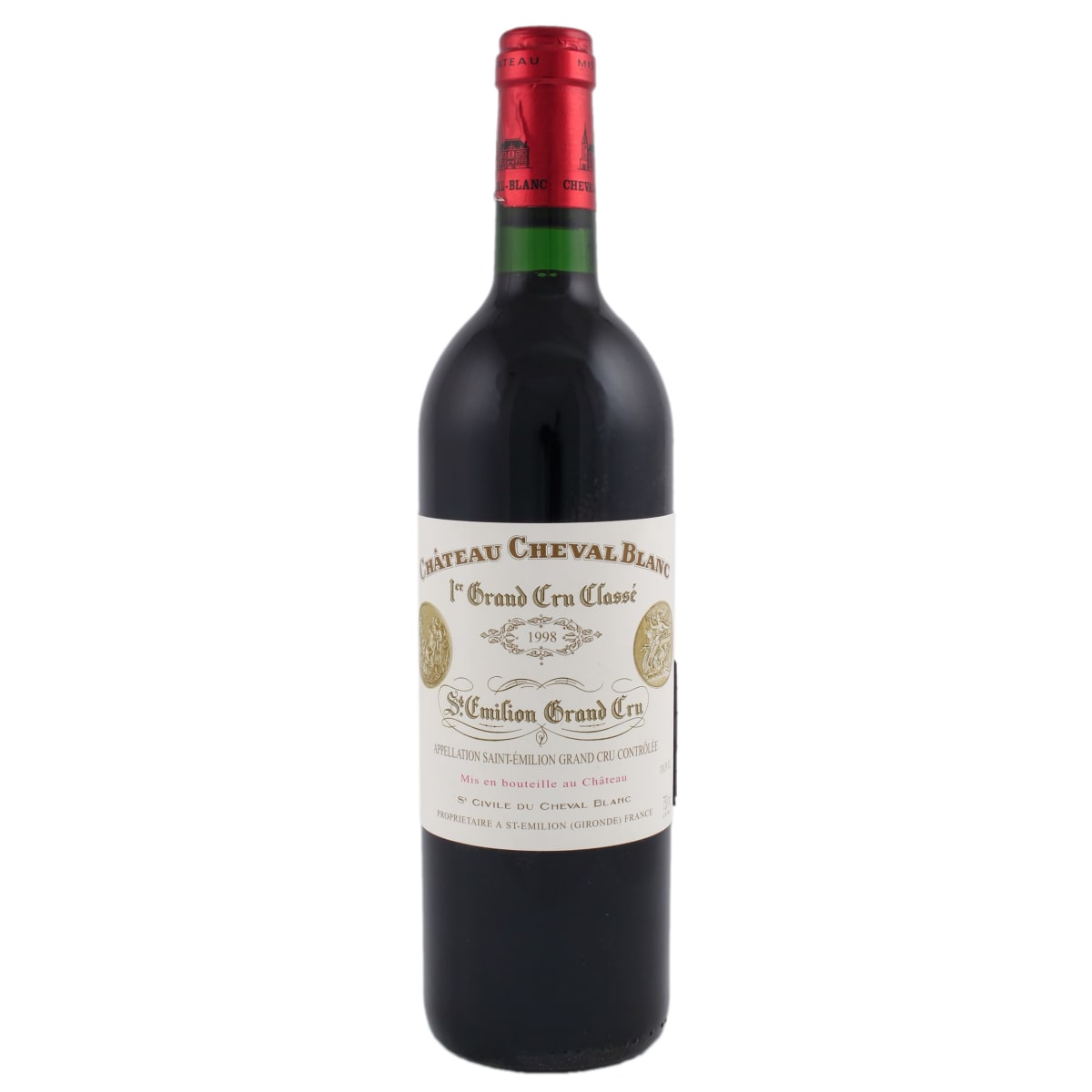シャトー・シュヴァル・ブラン 1998 Cheval Blanc 赤 ボルドー Chateau Cheval Blanc 1998 | Wine.com