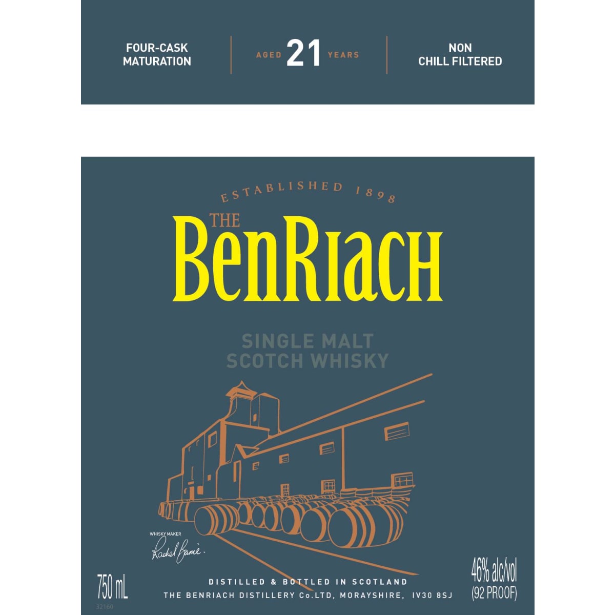 Benriach 21 Year Single Malt Scotch Whisky | Wine.com