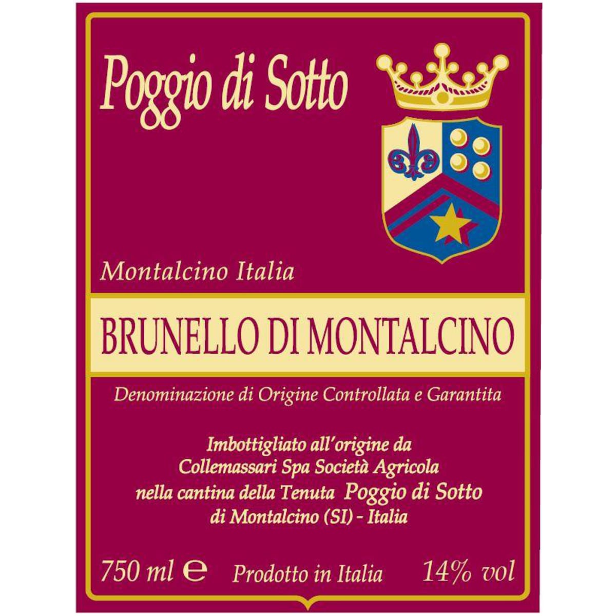 Poggio di Sotto Brunello di Montalcino 2020 | Wine.com