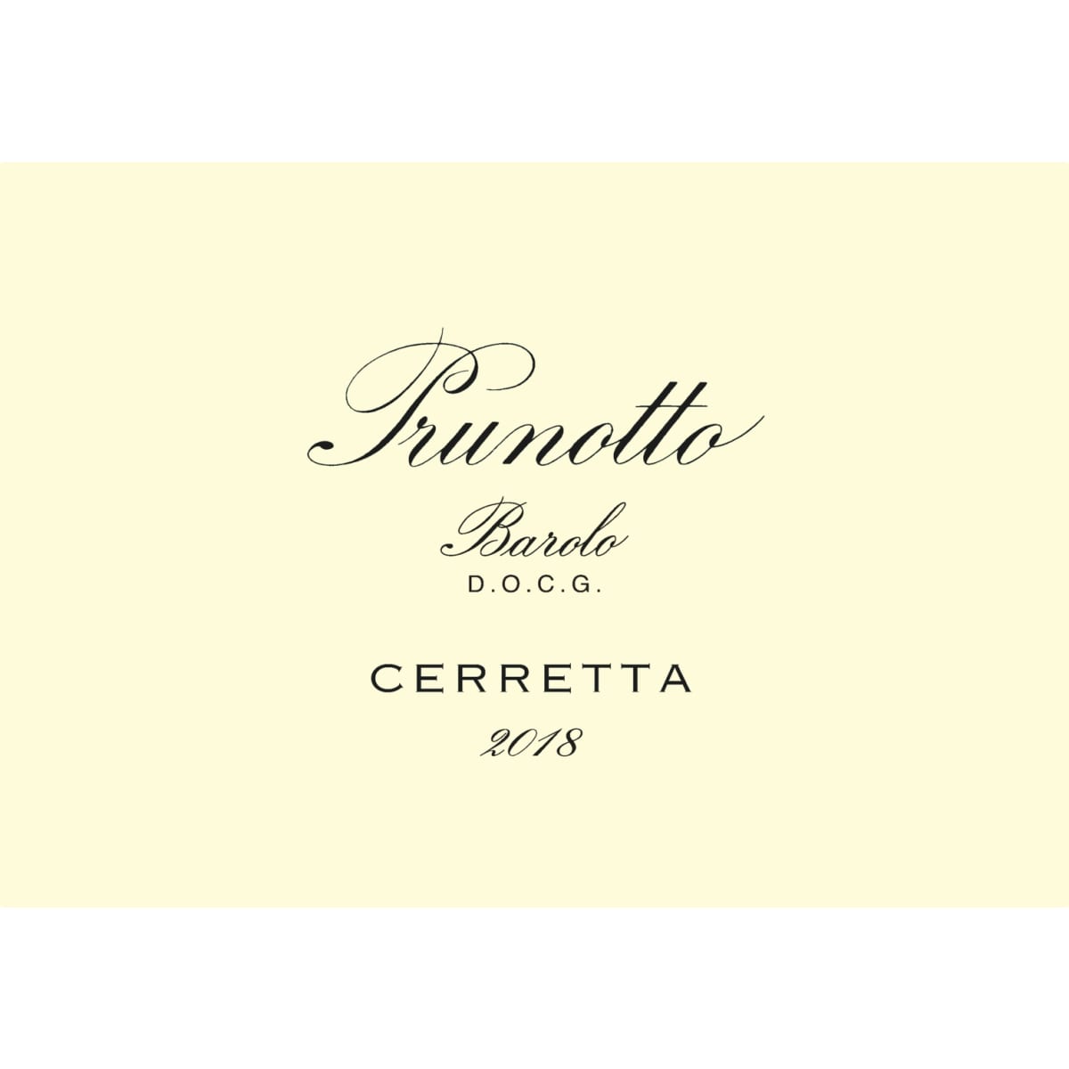 Prunotto Barolo Cerretta 2018 | Wine.com