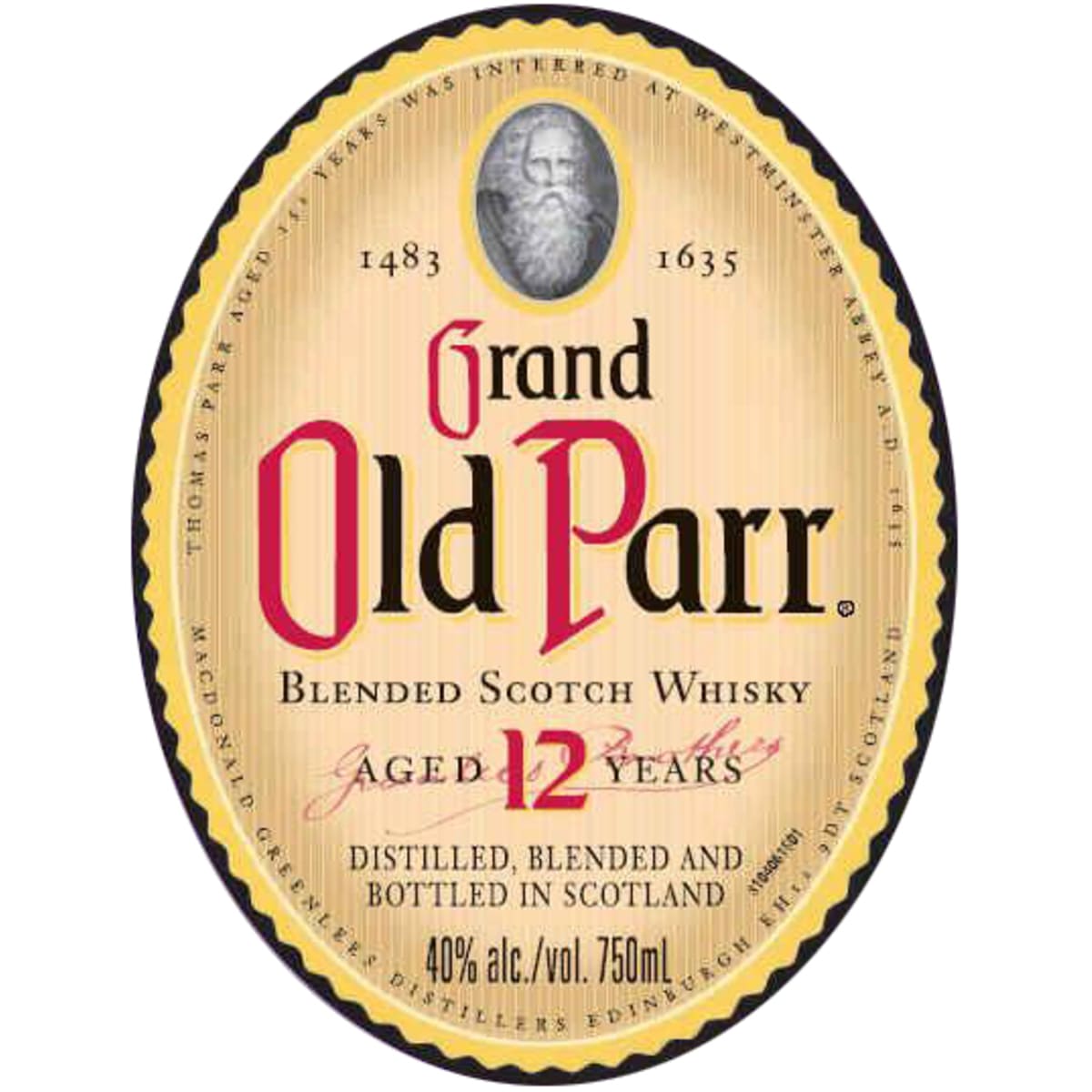 Old Parr 12 Year Old Blended Scotch Whisky | Wine.com