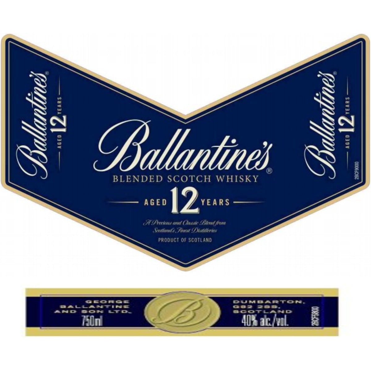 Ballantine's 12 Year Blended Scotch Whisky | Wine.com