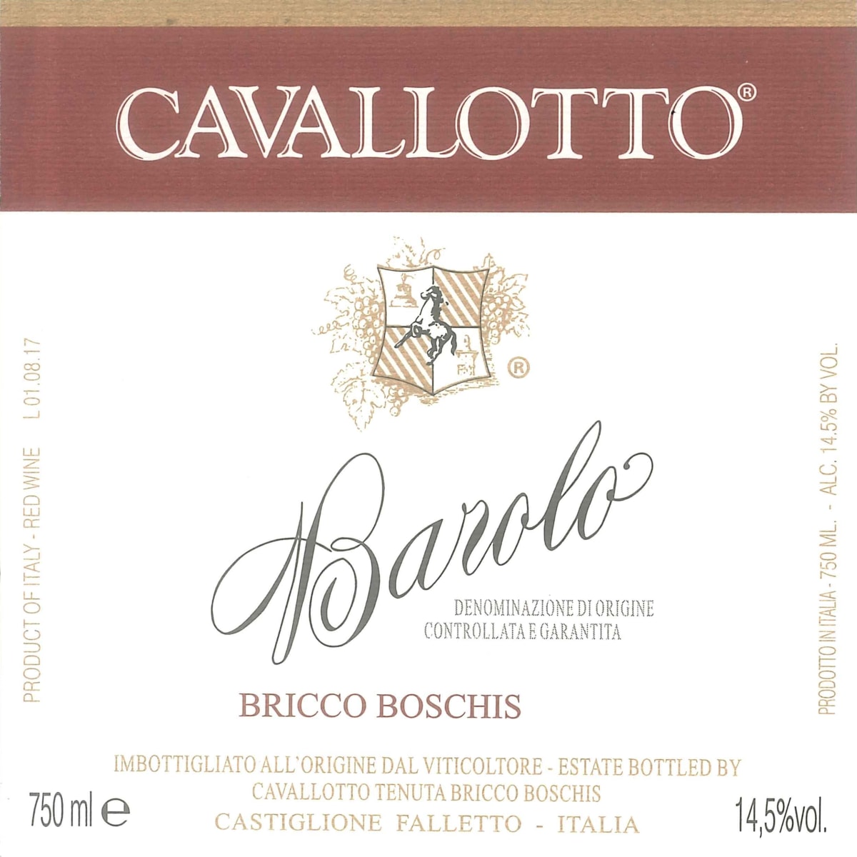 Cavallotto Barolo Bricco Boschis 2016 | Wine.com