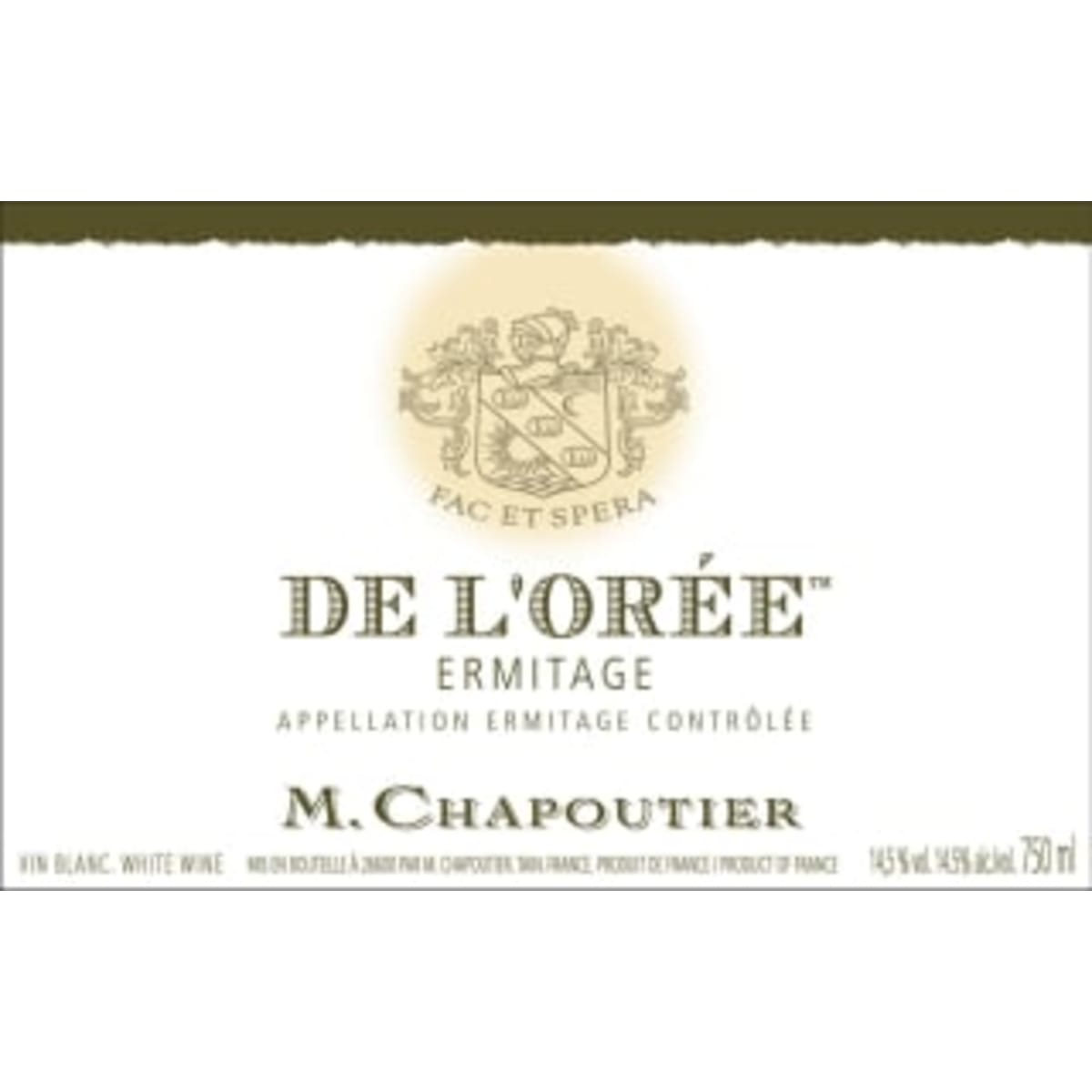 M. Chapoutier Ermitage de l'Oree Blanc 2006 | Wine.com