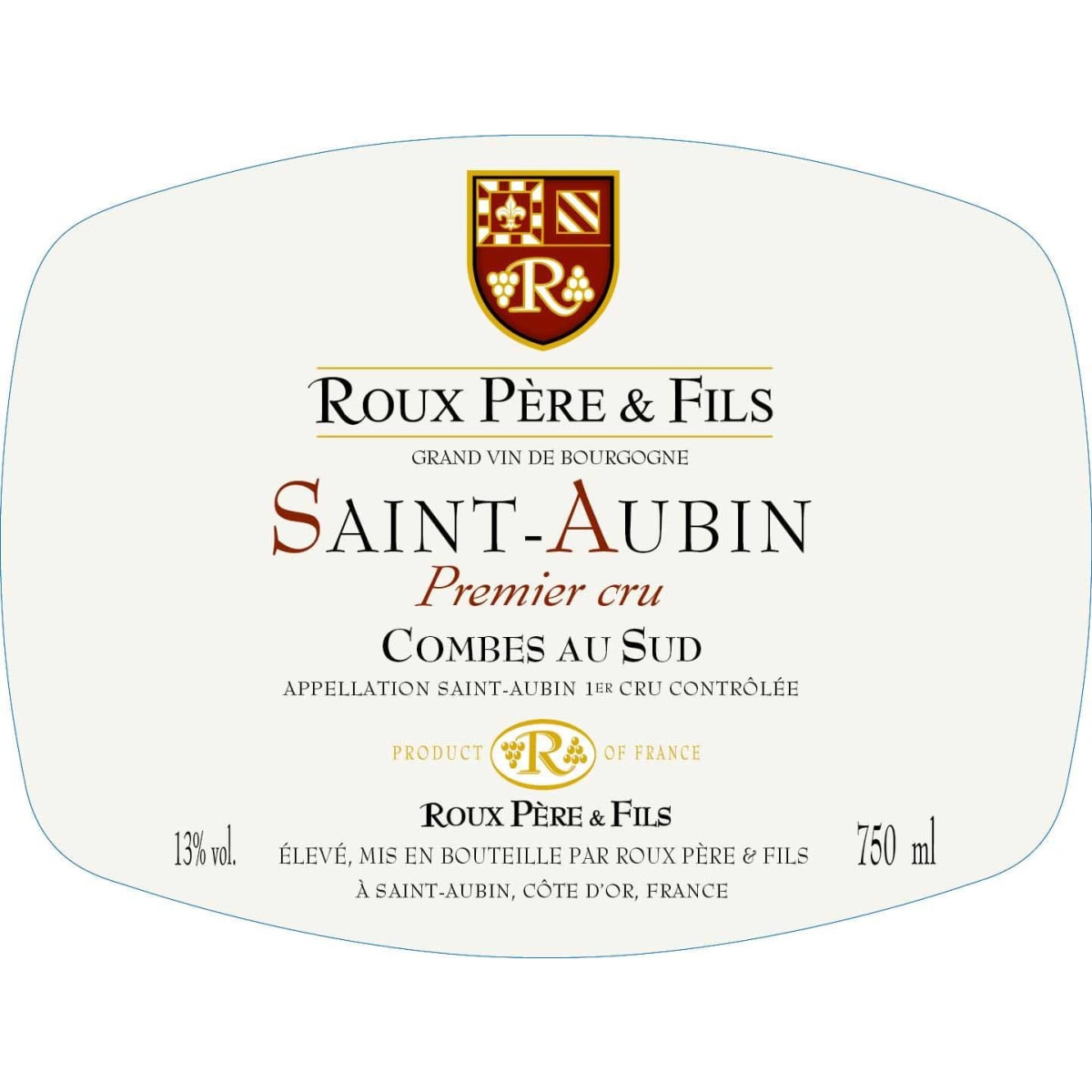 Domaine Roux Pere & Fils St-Aubin Combes au Sud Premier Cru 2023