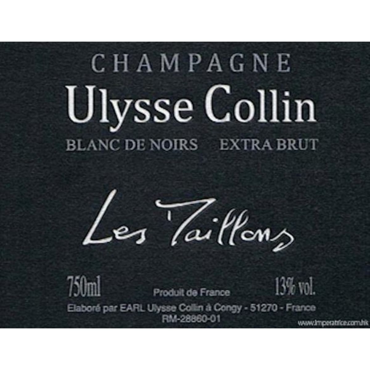 Ulysse Collin Les Maillons Blanc de Noirs Extra Brut (2018 Base