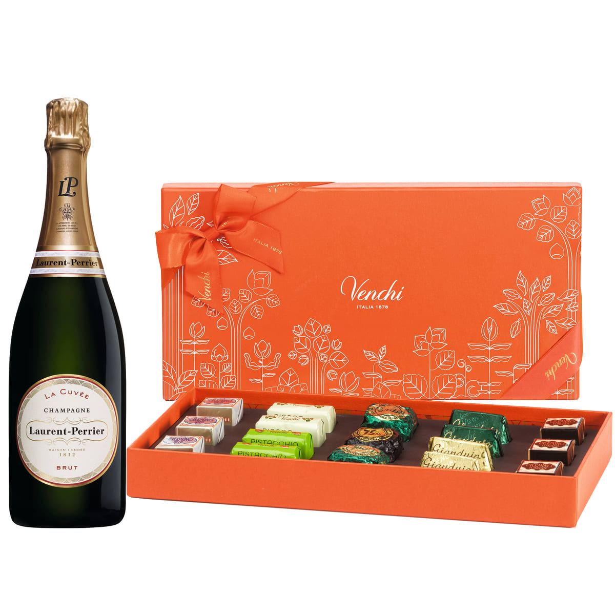 95 Point Laurent-Perrier & Venchi Core Collection Chocolates Gift