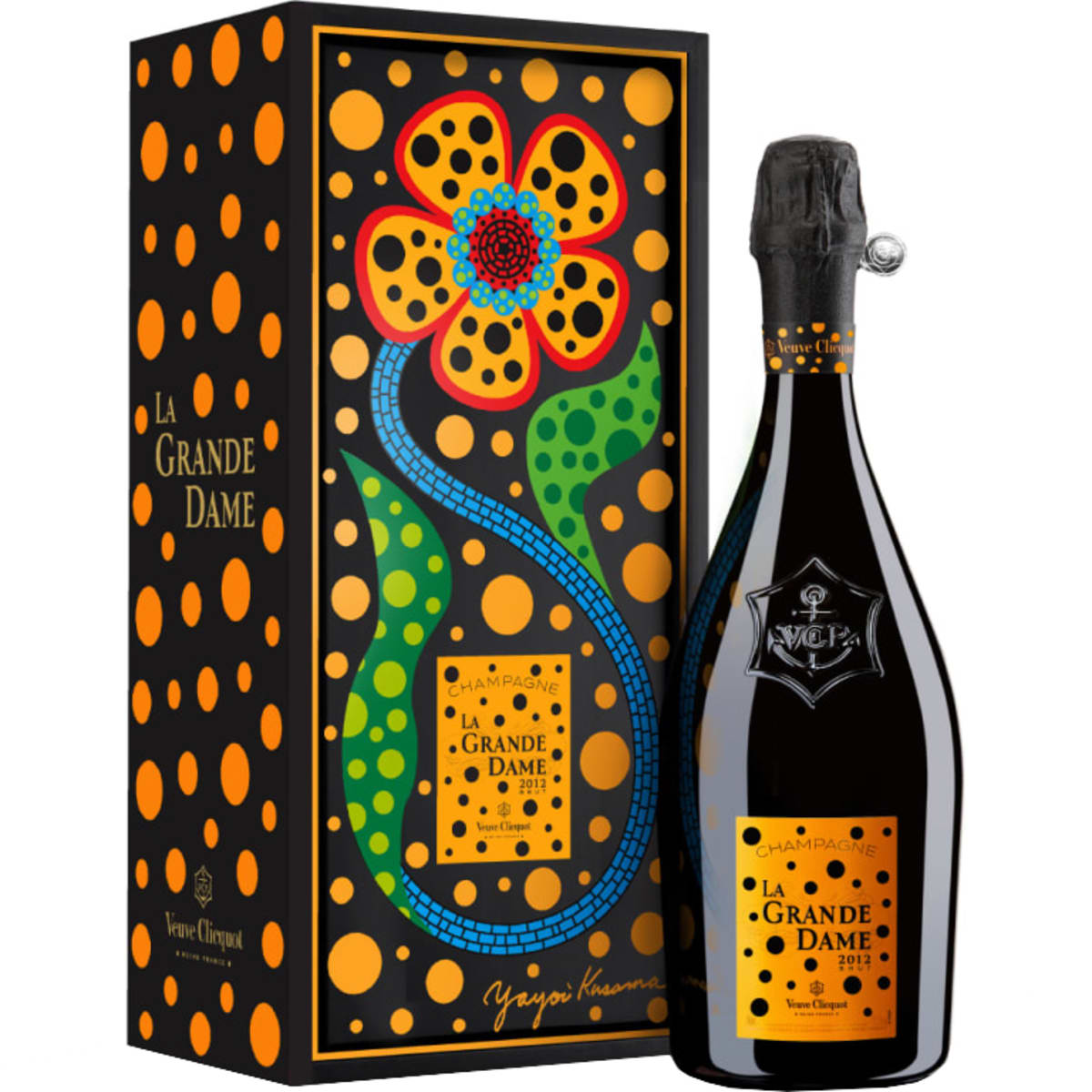 Veuve Clicquot La Grande Dame Yayoi Kusama Limited Edition in Gift