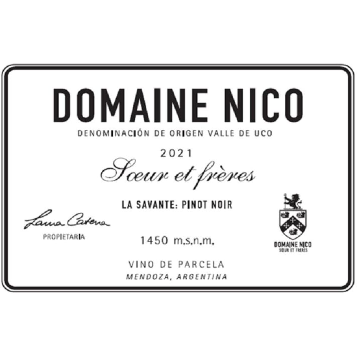 nicopin様　リクエストページ Domaine Nico La Savante Pinot Noir 2021 | Wine.com