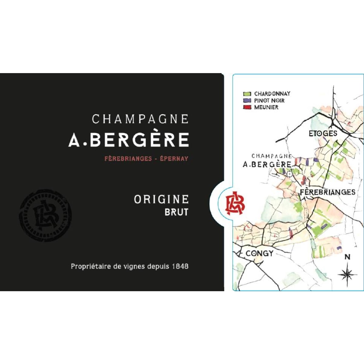 Champagne A. Bergere Brut Origine | Wine.com