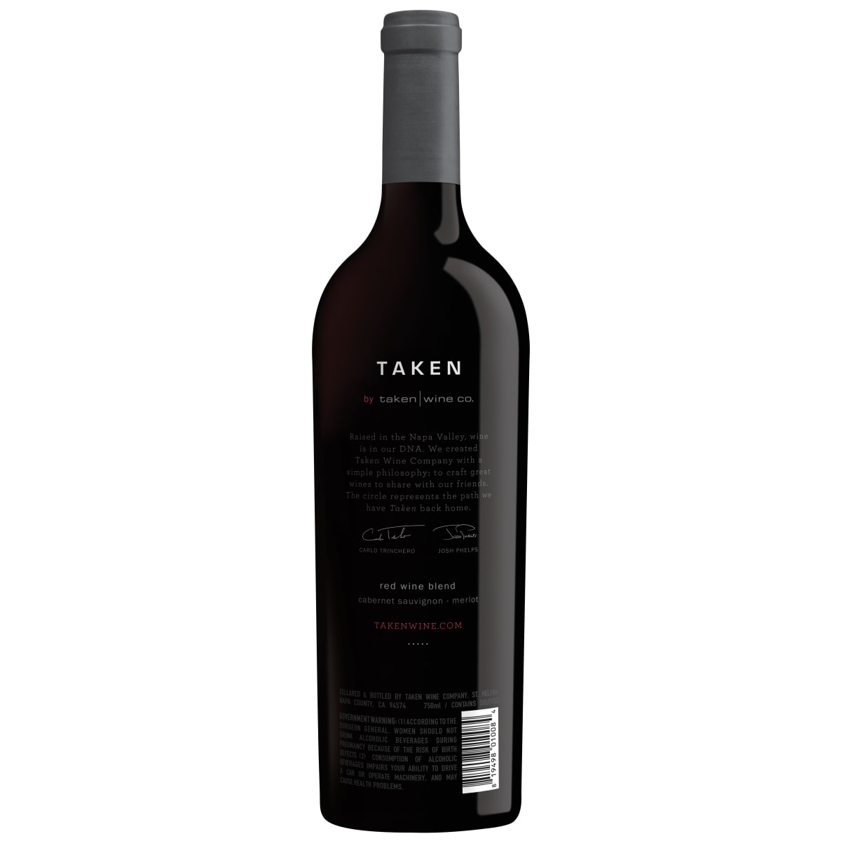 Taken Wine Company Napa Valley Red Blend 2016 | Wine.com