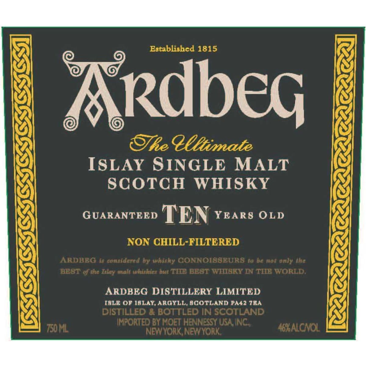 Ardbeg 10 Year Old Islay Single Malt Scotch Whisky | Wine.com