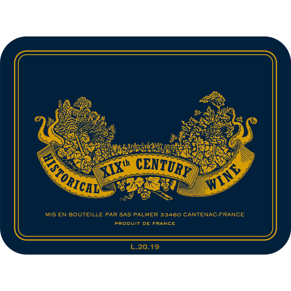 Chateau Palmer Historical XIXth Century Blend 2019 | Wine.com