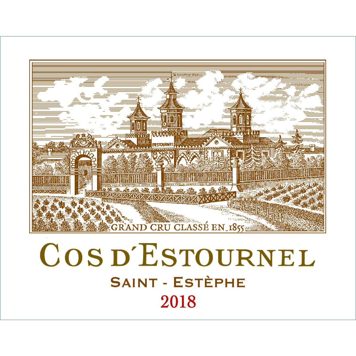 Chateau Cos d'Estournel 2018 | Wine.com