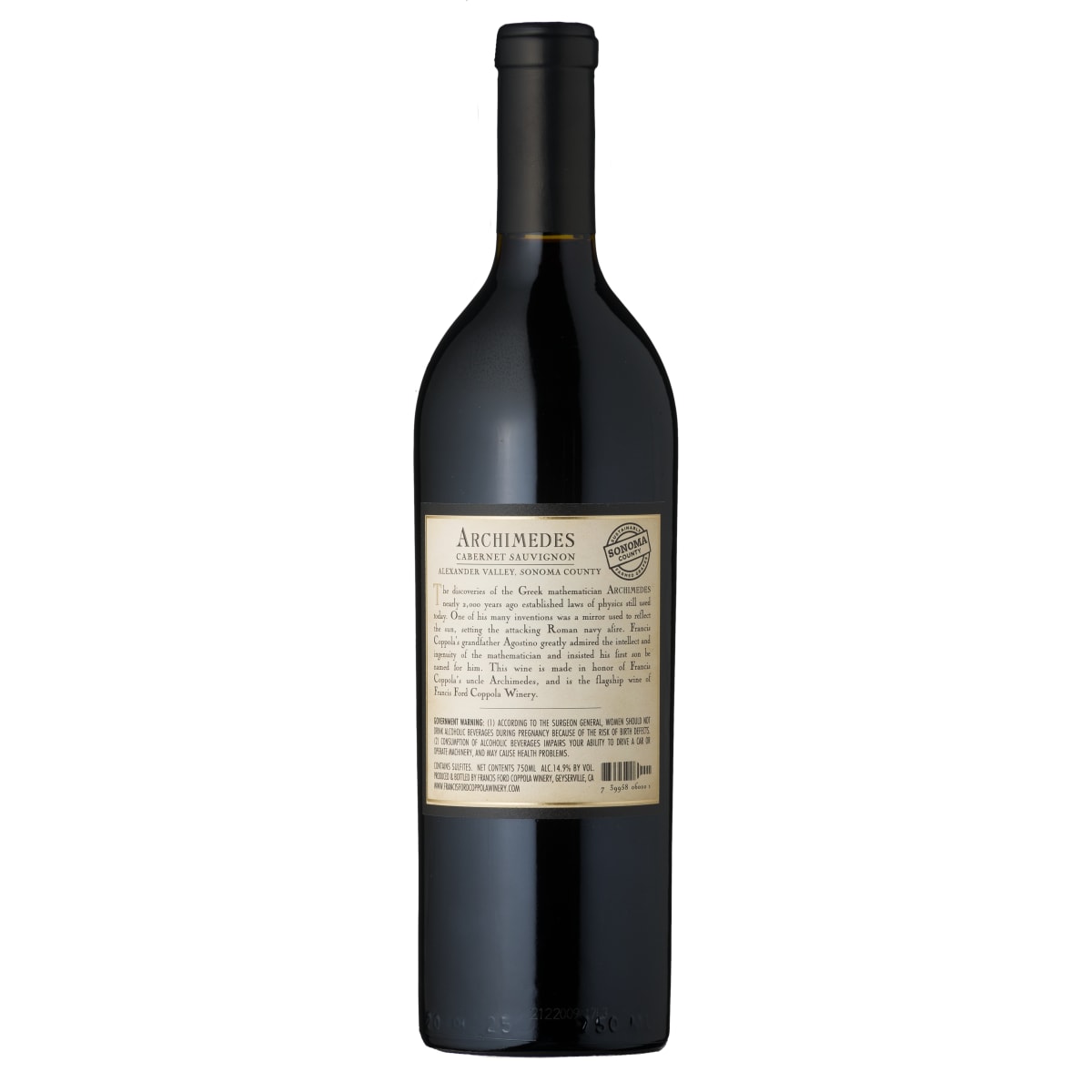 Francis Ford Coppola Archimedes Cabernet Sauvignon 2018 | Wine.com