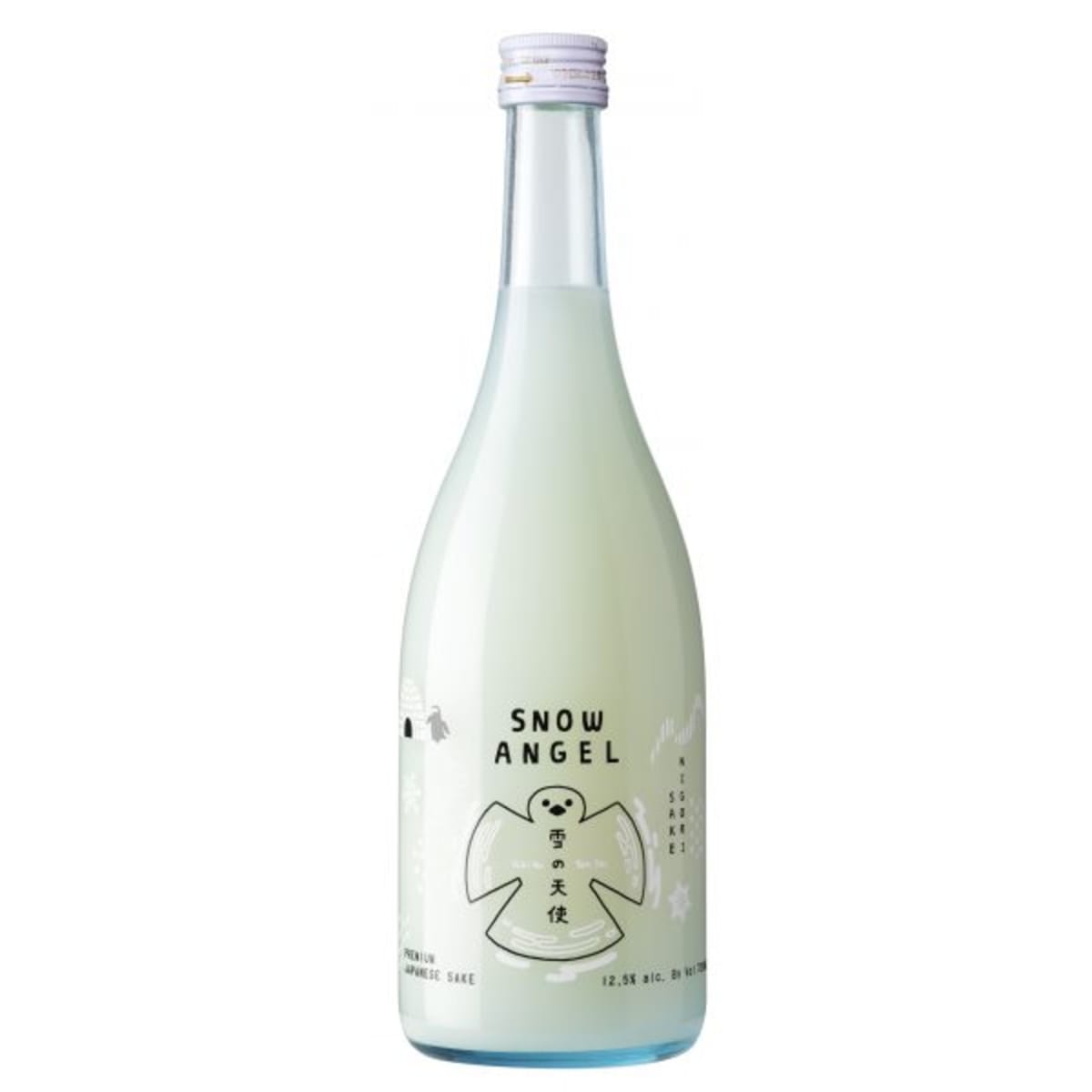 【S級】Twin Angel Wing Quartz｜シガール渓谷 300g Oka Yuki No Tenshi Snow Angel Nigori Sake (720ML) | Wine.com