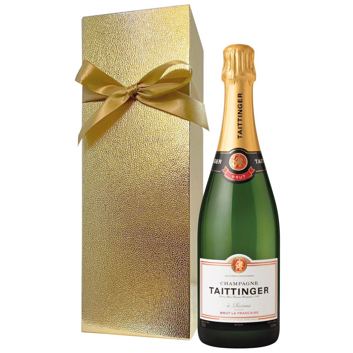 Taittinger Brut La Francaise with Gold Gift Box | Wine.com