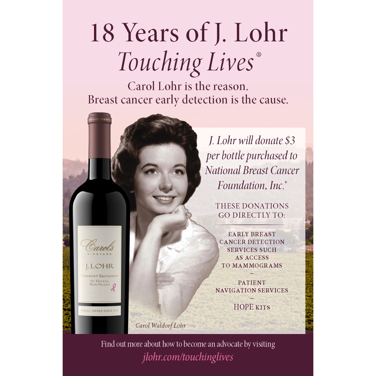 J. Lohr Carol's Vineyard Cabernet Sauvignon 2021 | Wine.com