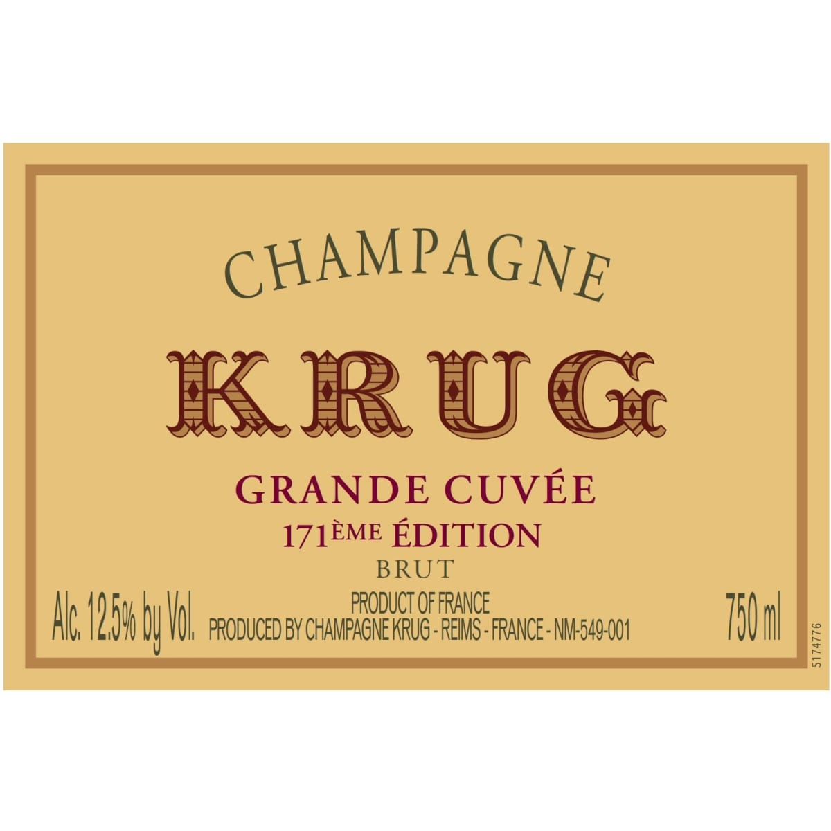 Krug Grande Cuvee Brut (171st Edition) | Wine.com