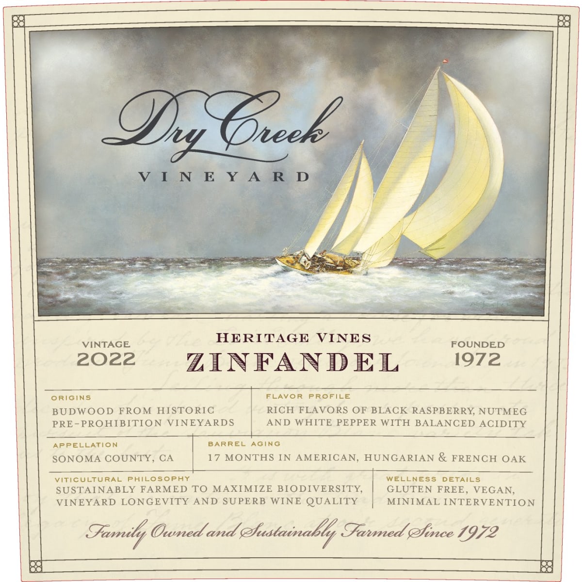 Dry Creek Vineyard Heritage Vines Zinfandel 2022 | Wine.com