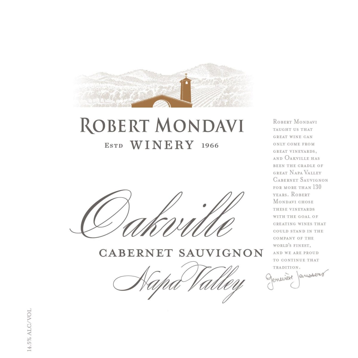 Robert Mondavi Oakville District Cabernet Sauvignon 2016 | Wine.com