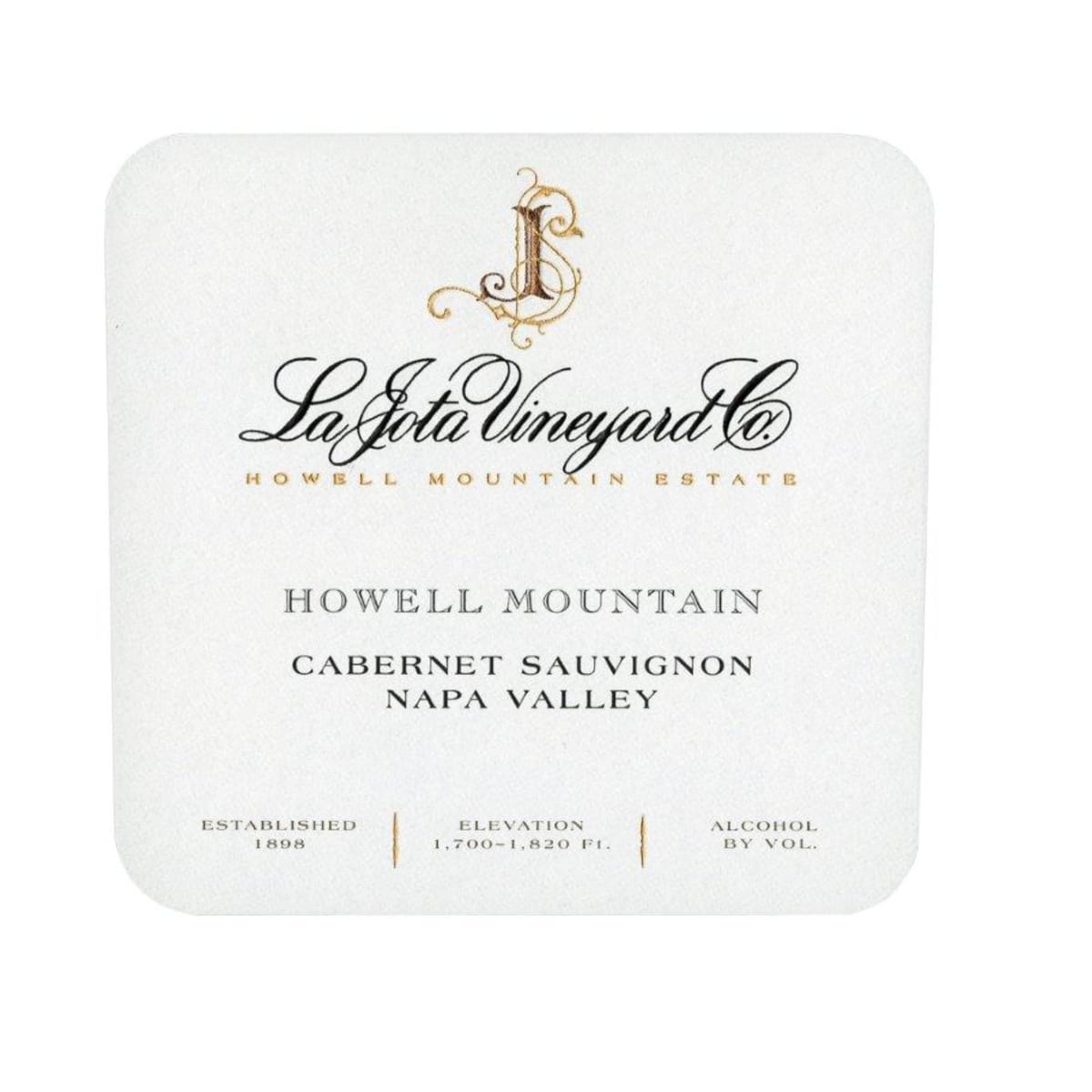 La Jota Howell Mountain Cabernet Sauvignon 2015 | Wine.com