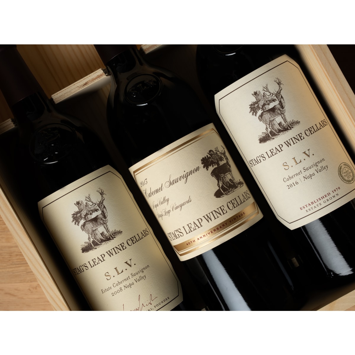 Stag's Leap Wine Cellars S.L.V. 50th Anniversary Set (2008, 2013