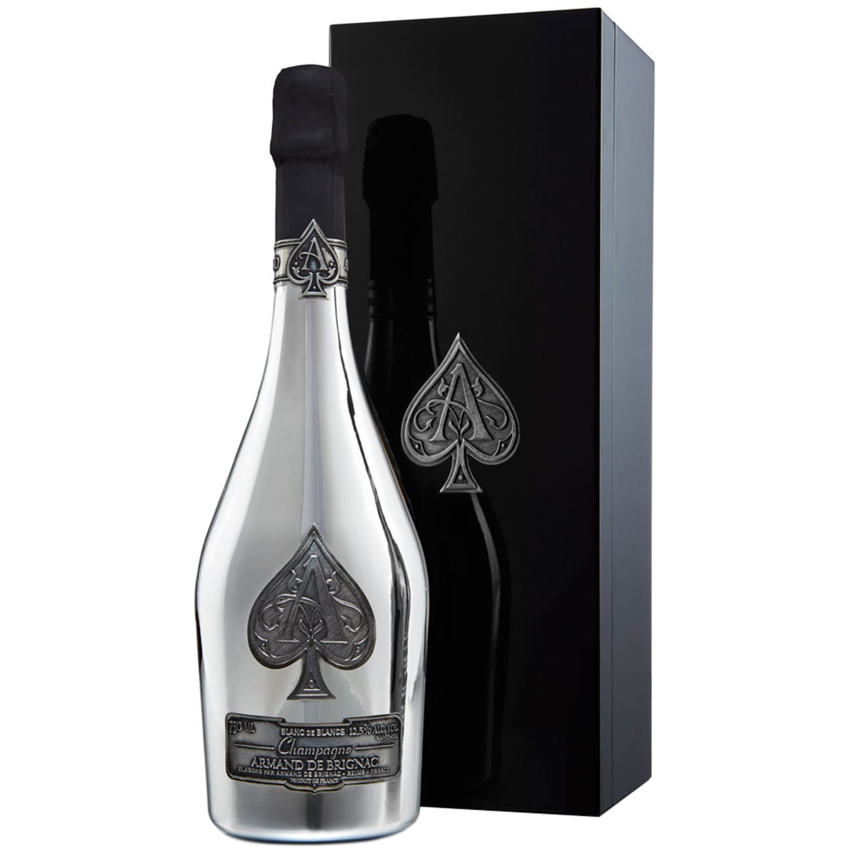 Armand de Brignac Ace of Spades Silver Blanc de Blancs with Gift