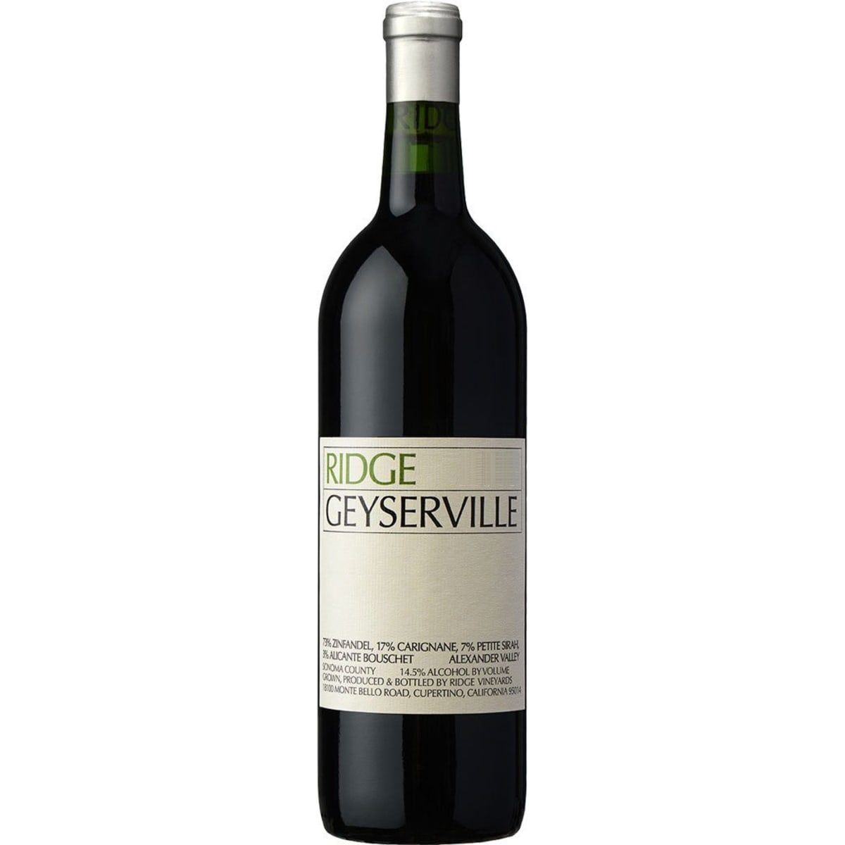 リッジ ガイザーヴィル 2017 赤ワイン Ridge Geyserville Ridge Geyserville 2017 | Wine.com