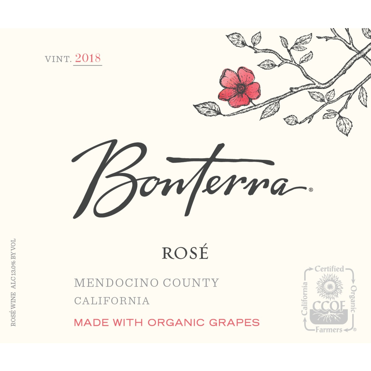 Bonterra Organic Rose 2018 | Wine.com