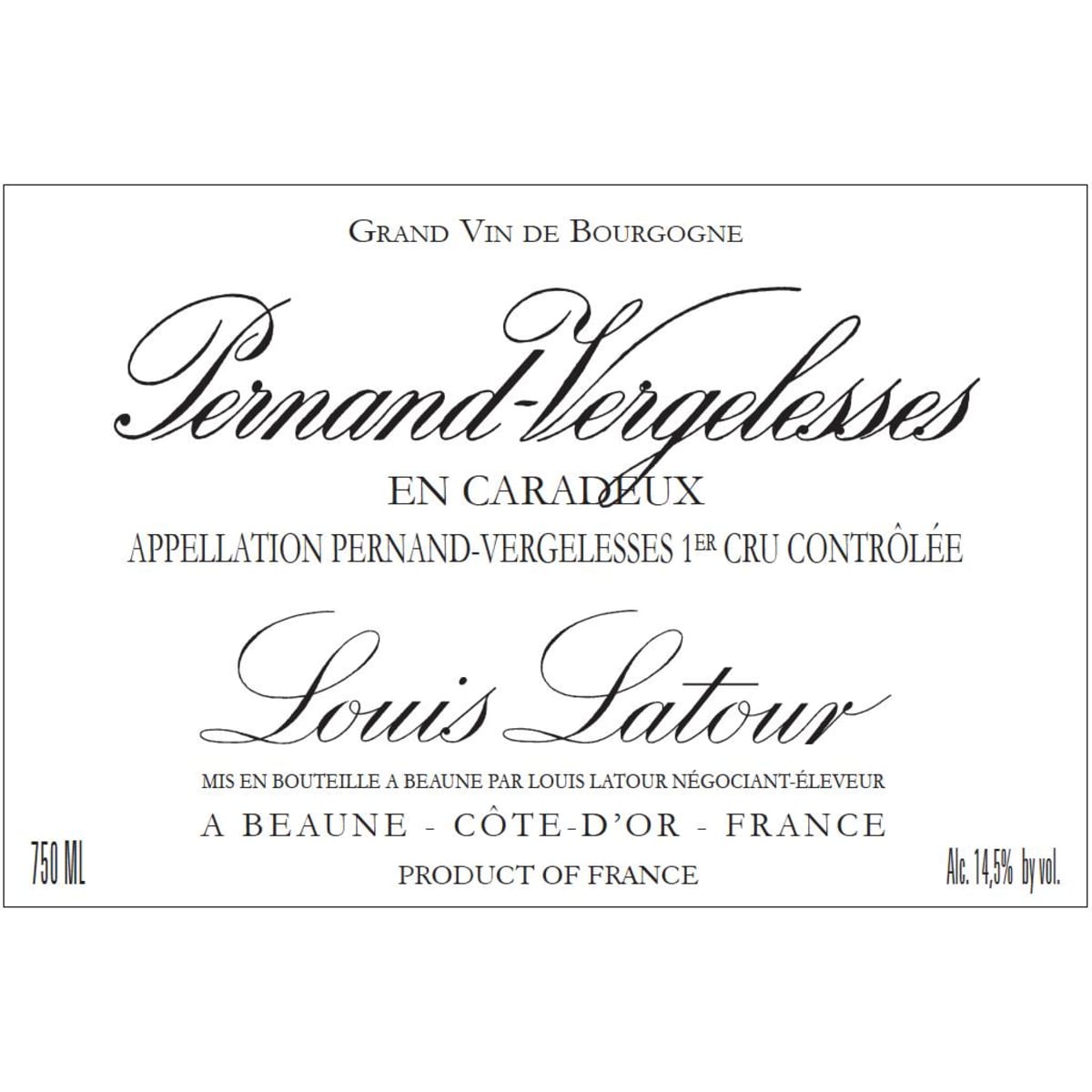 Louis Latour Pernand-Vergelesses En Caradeux Premier Cru 2020