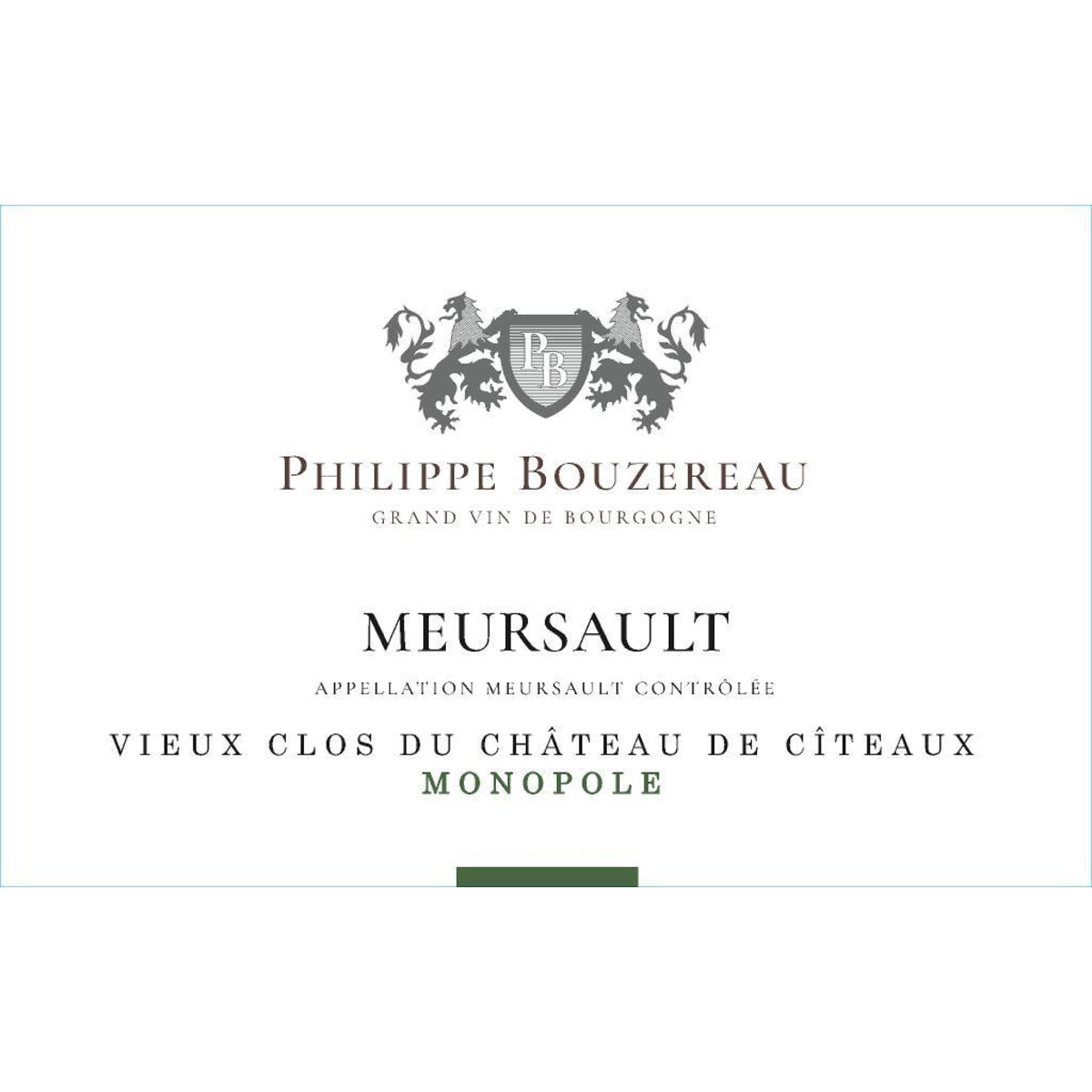 Philippe Bouzereau - Chateau de Citeaux Meursault Vieux Clos Du