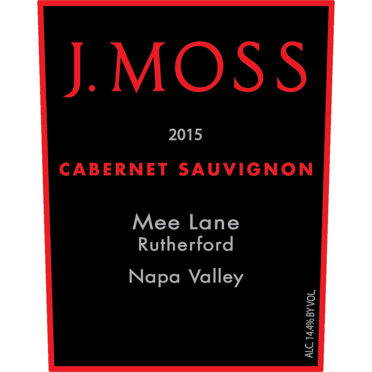 J. Moss Mee Lane Vineyard Cabernet Sauvignon 2015 | Wine.com