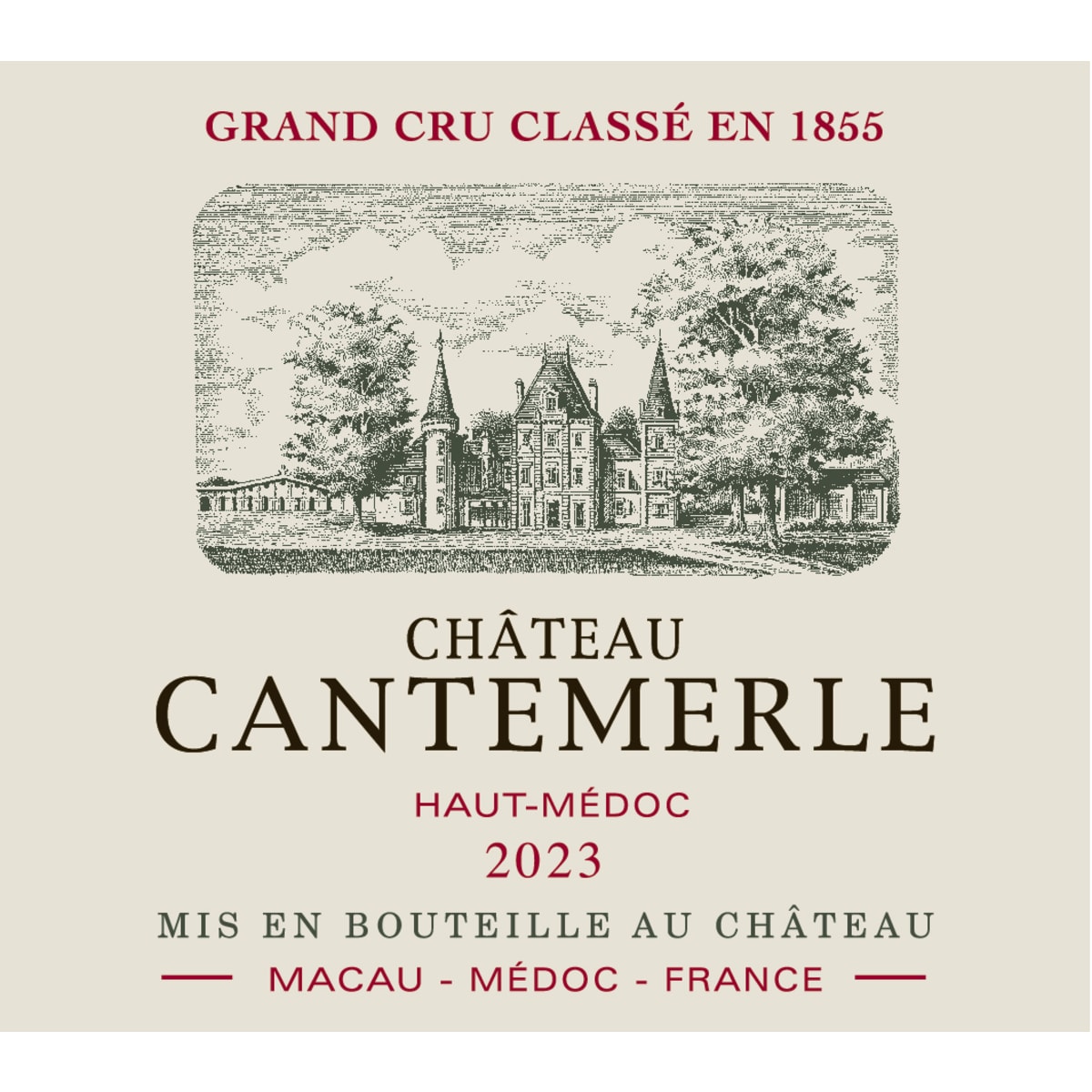 Chateau Cantemerle (Futures Pre-Sale) 2023 | Wine.com