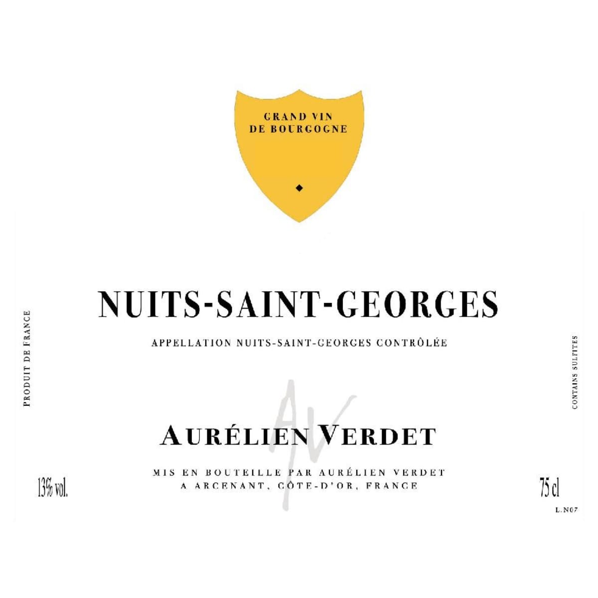 Aurelien Verdet Nuits-Saint-Georges 2017 | Wine.com