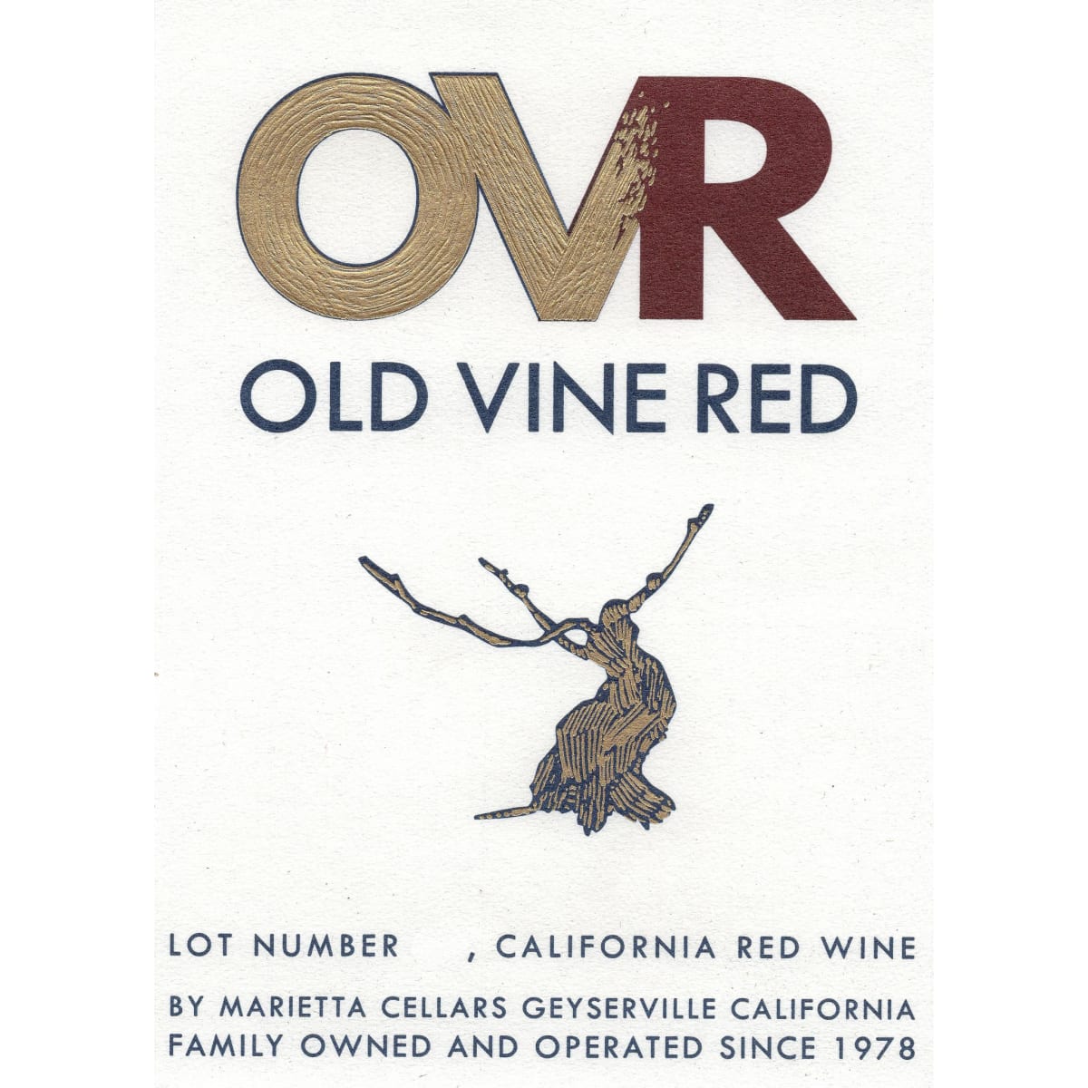 Marietta Cellars Old Vine Red Lot 73 | Wine.com