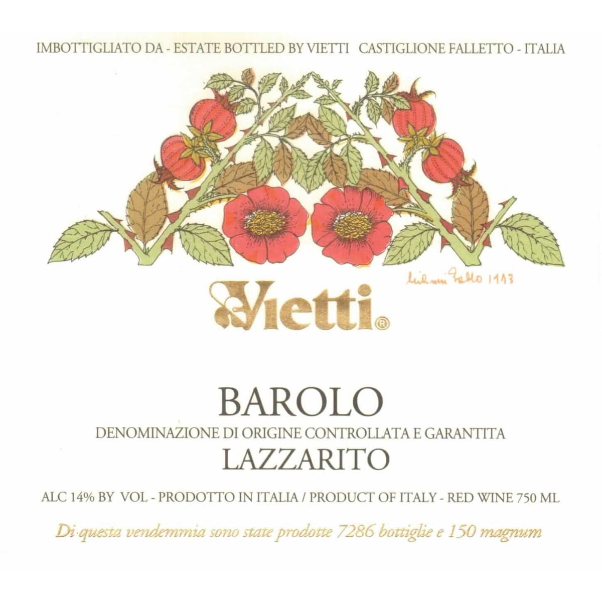 Vietti Barolo Lazzarito 2019 | Wine.com
