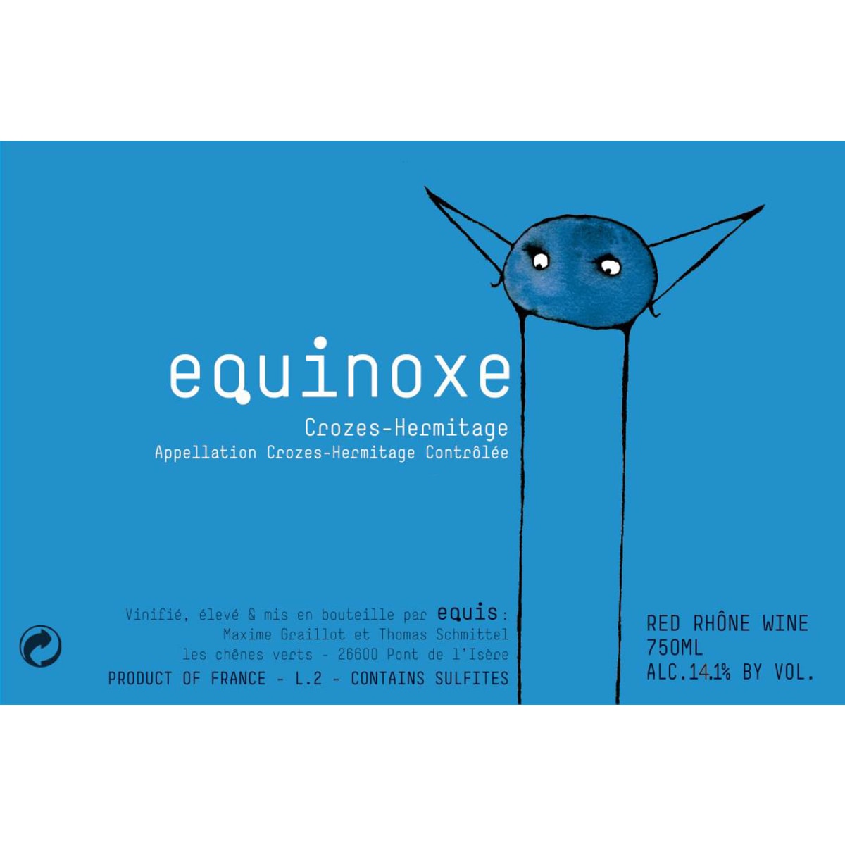Domaine des Lises Equinoxe Crozes-Hermitage 2022 | Wine.com